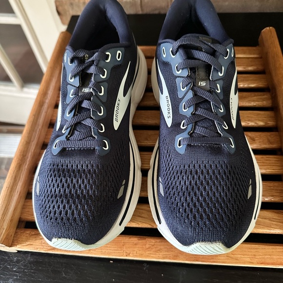 Brooks Dark Blue Athletic Sneakers  Ghost 15 - Picture 14 of 16